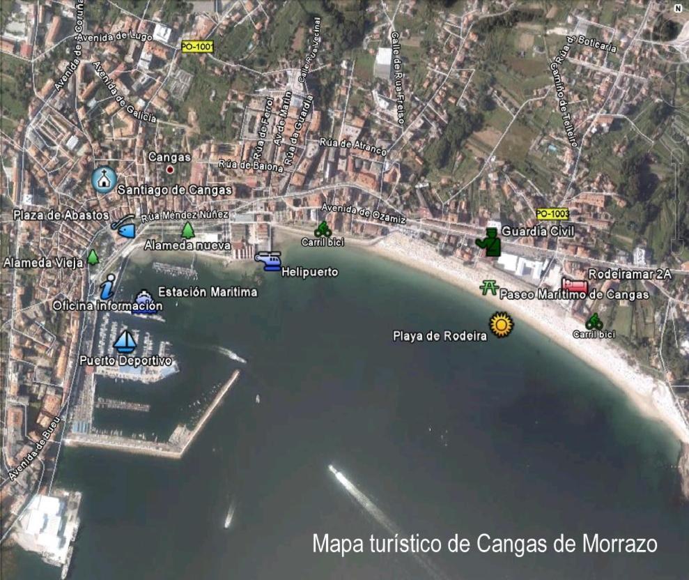 Barco 12 Mts Centro Cangas Exteriör bild